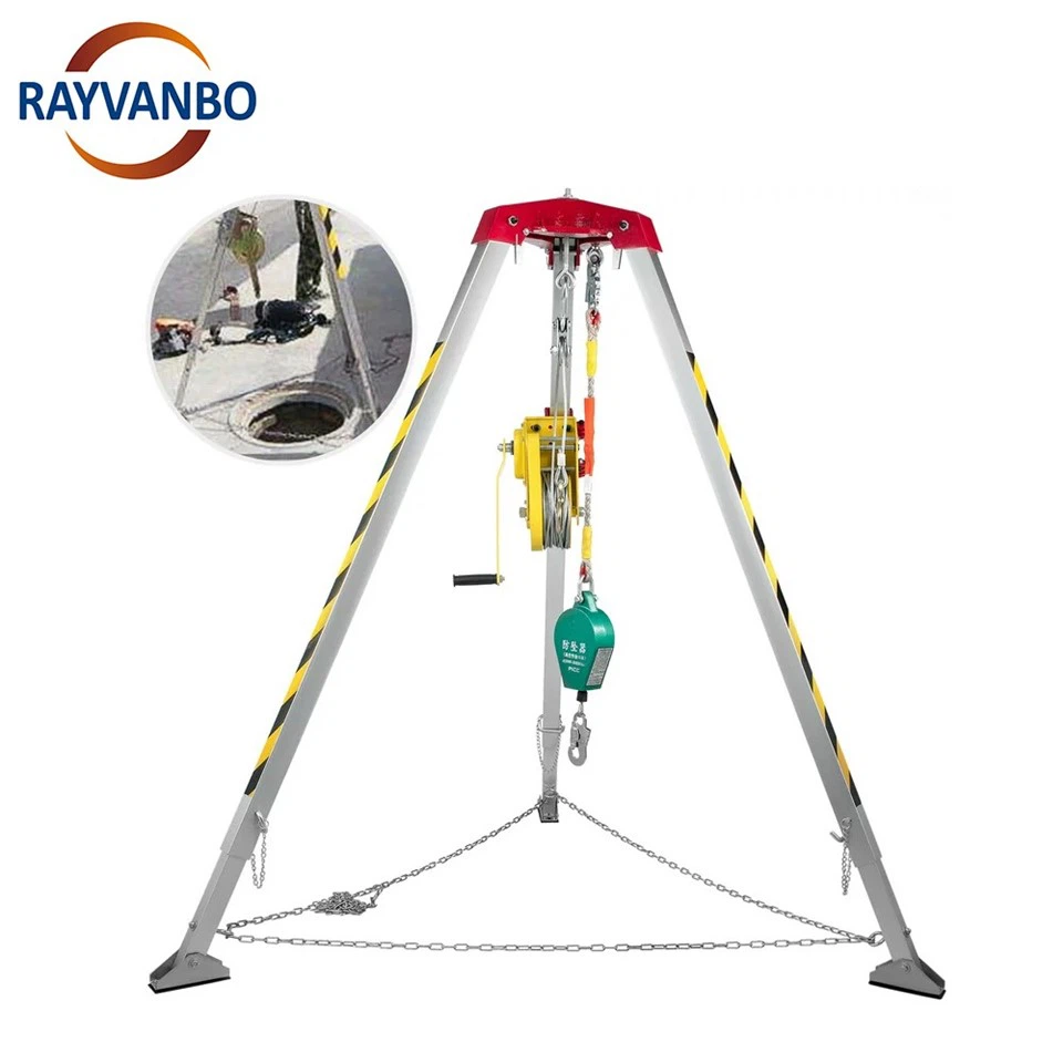 Fallen Protection Safety Rescue Tripod Confined Space Aluminum Alloy Lifting Safety Rescue Tripod best